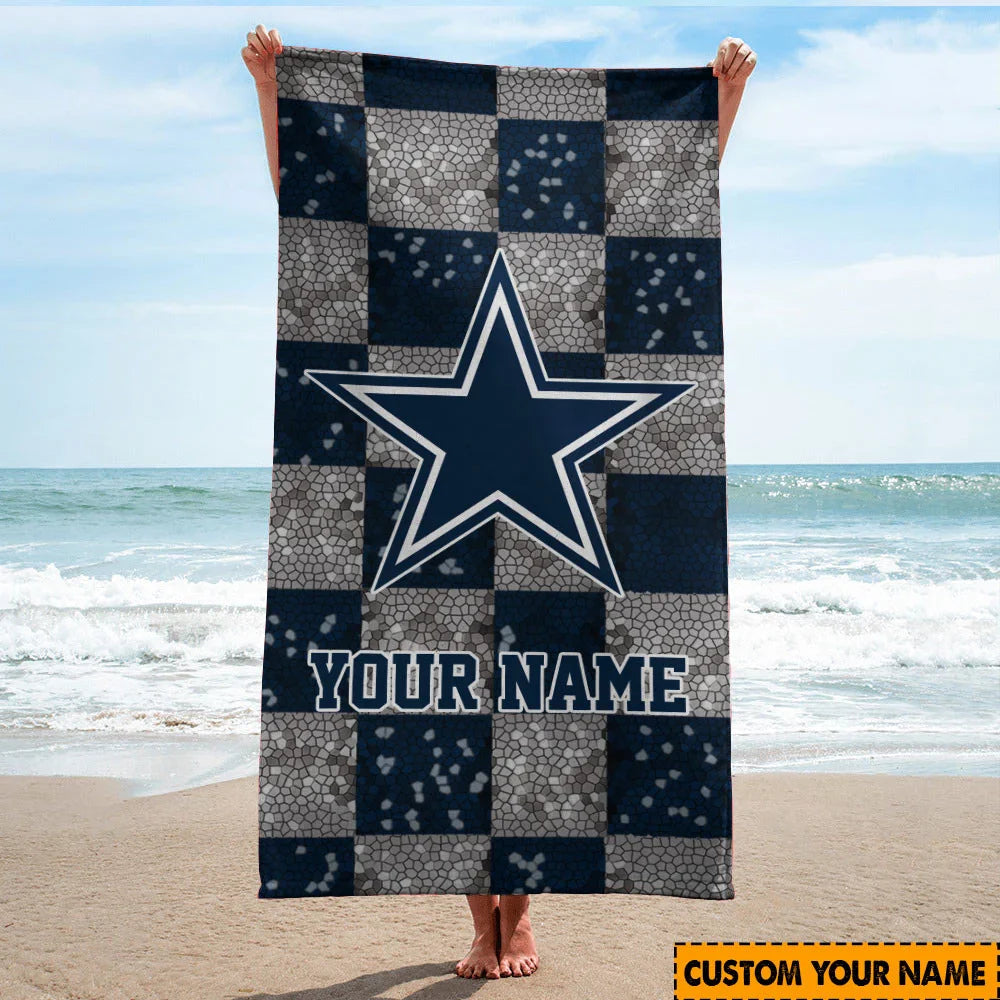 Limited Edition – Customized NFL Dallas Cowboys Beach Towel