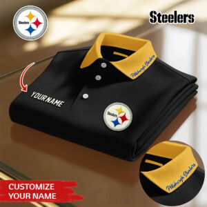 Limited Edition – Customized NFL Pittsburgh Steelers Polo Shirt