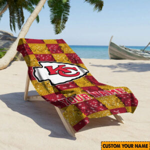Limited Edition – Customized NFL Kansas City Chiefs Beach Towel