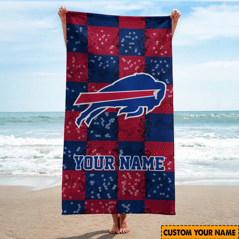 Limited Edition – Customized NFL Buffalo Bills Beach Towel