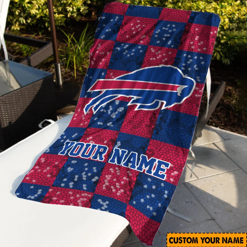 Limited Edition – Customized NFL Buffalo Bills Beach Towel - Image 2