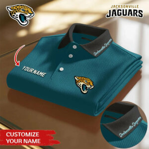 Limited Edition – Customized NFL Jacksonville Jaguars Polo Shirt