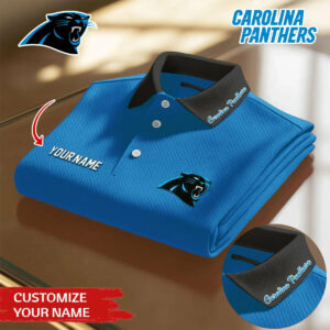 Limited Edition – Customized NFL Carolina Panthers Polo Shirt