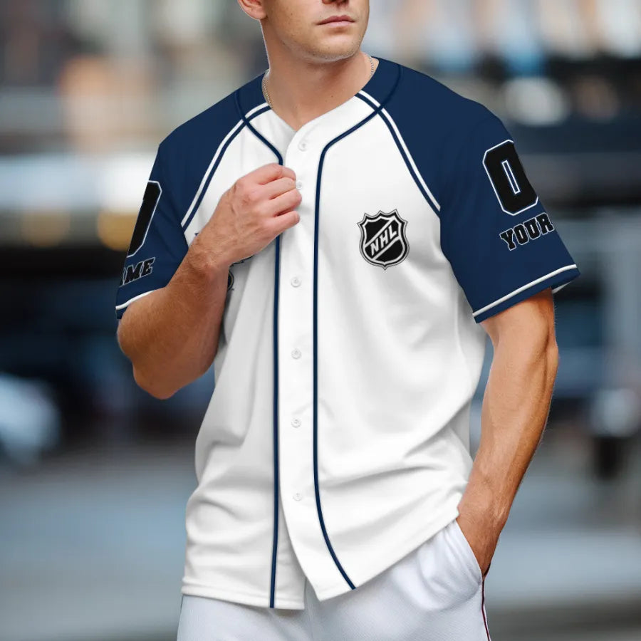 Limited Edition – Customized NHL St. Louis Blues Baseball Jersey - Image 2