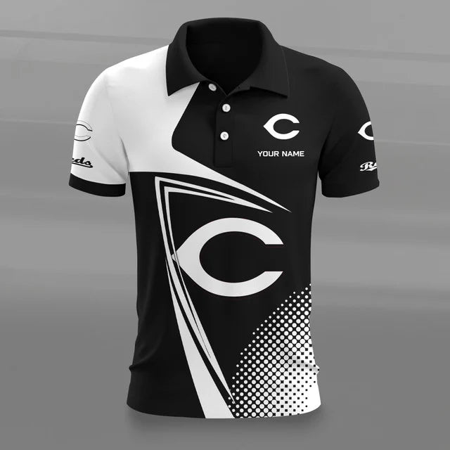 Limited Edition – Customized MLB Cincinnati Reds Polo Shirt - Image 2
