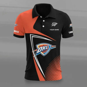 Limited Edition – Customized NBA Oklahoma City Thunder Polo Shirt
