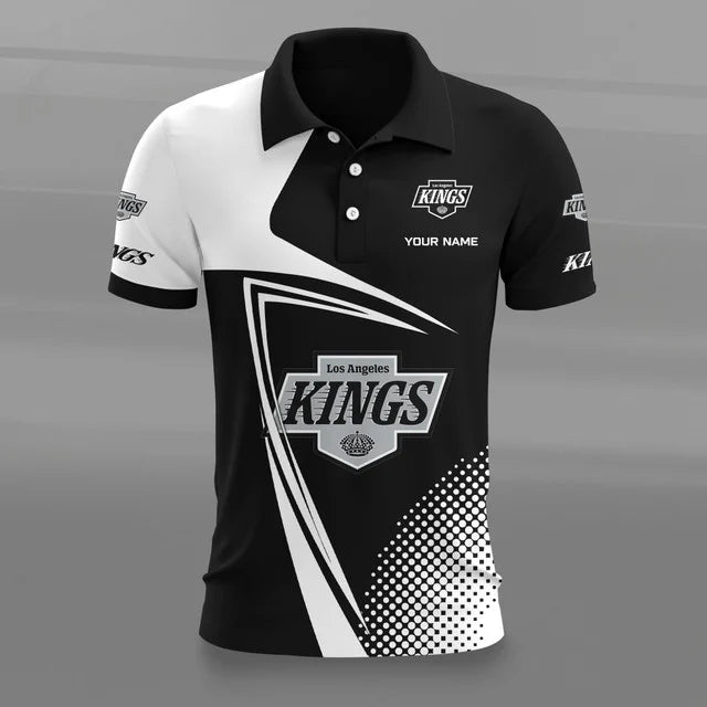 Limited Edition – Customized NHL Los Angeles Kings Polo Shirt - Image 2