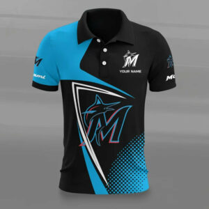 Limited Edition – Customized MLB Miami Marlins Polo Shirt