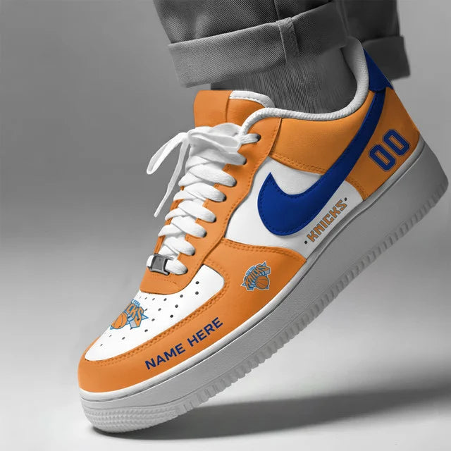 Limited Edition – Customized NBA New York Knicks Af1 Shoes - Image 2