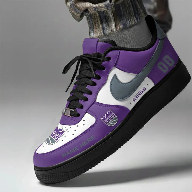 Limited Edition – Customized NBA Sacramento Kings Af1 Shoes
