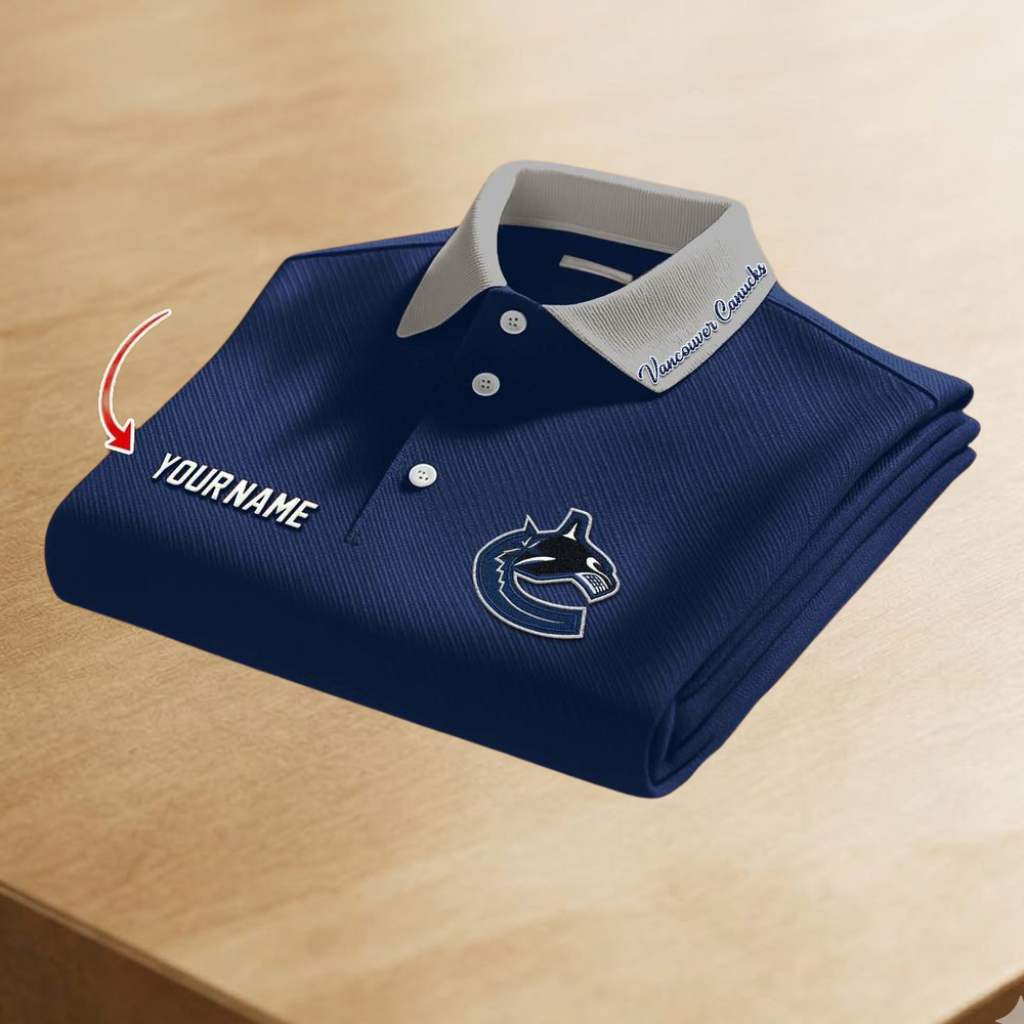 Limited Edition – Customized NHL Vancouver Canucks Polo Shirt