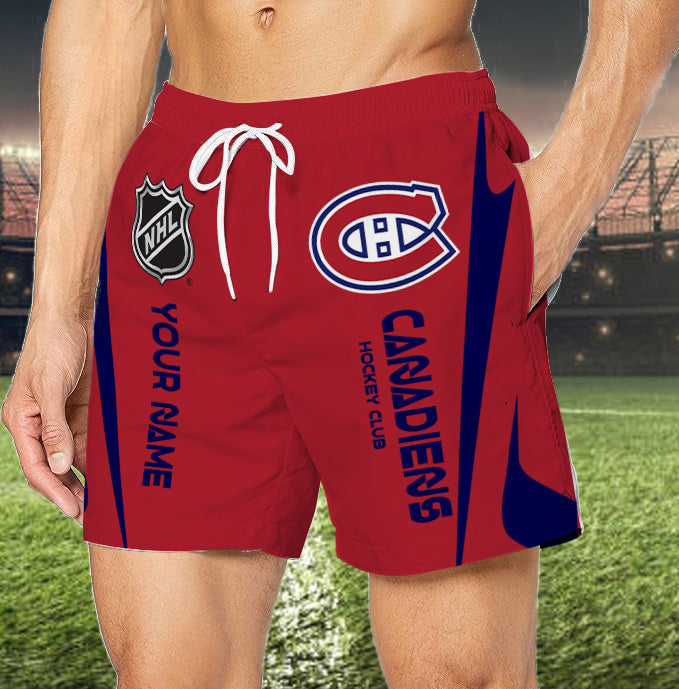 Limited Edition – Customized NHL Montreal Canadiens Unisex Short Pants - Image 3