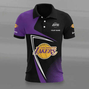 Limited Edition – Customized NBA Los Angeles Lakers Polo Shirt