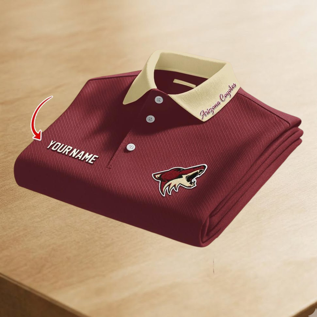 Limited Edition – Customized NHL Arizona Coyotes Polo Shirt