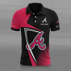 Limited Edition – Customized MLB Atlanta Braves Polo Shirt