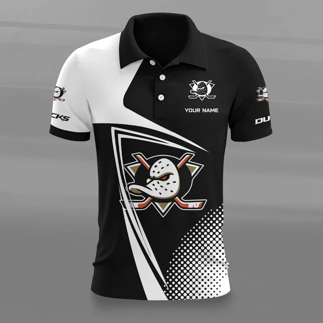 Limited Edition – Customized NHL Anaheim Ducks Polo Shirt - Image 2