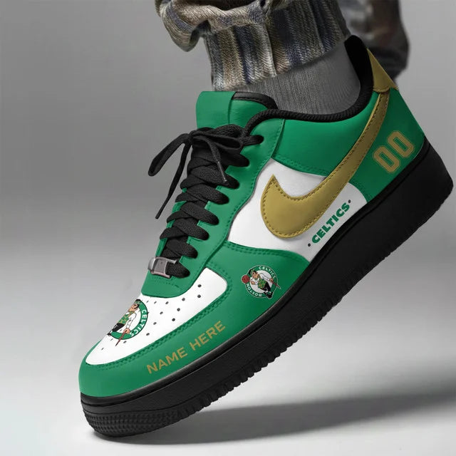 Limited Edition – Customized NBA Boston Celtics Af1 Shoes