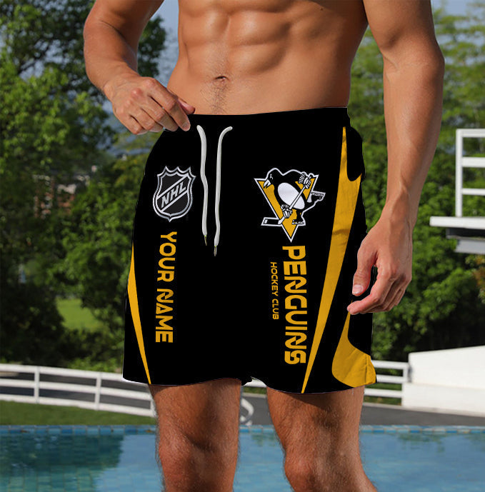Limited Edition – Customized NHL Pittsburgh Penguins Unisex Short Pants