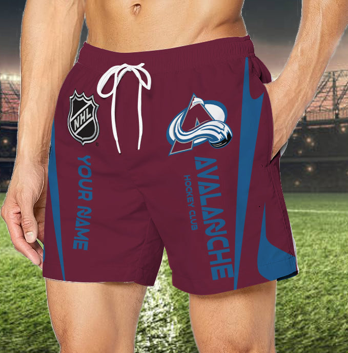 Limited Edition – Customized NHL Colorado Avalanche Unisex Short Pants - Image 3