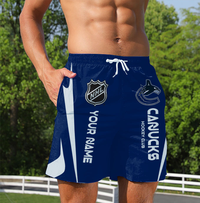 Limited Edition – Customized NHL Vancouver Canucks Unisex Short Pants - Image 2