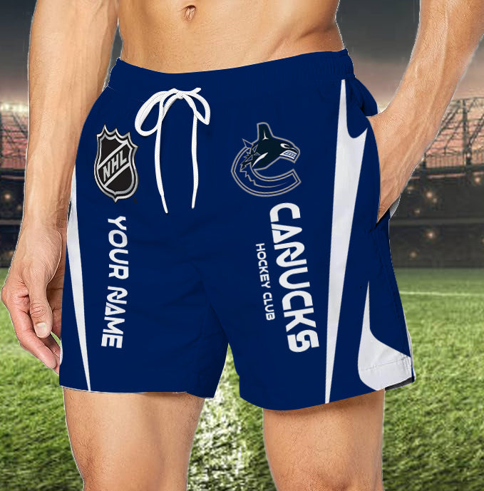 Limited Edition – Customized NHL Vancouver Canucks Unisex Short Pants - Image 3