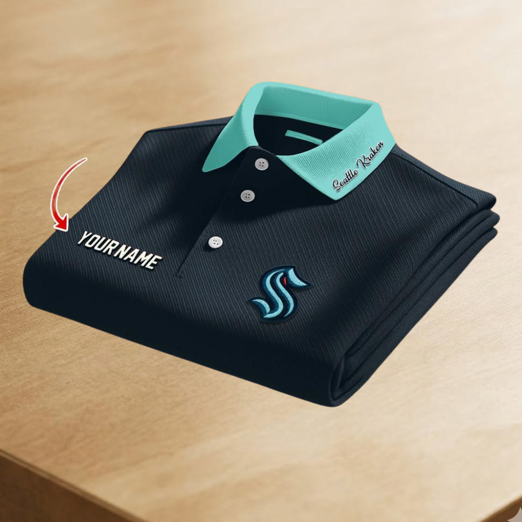 Limited Edition – Customized NHL Seattle Kraken Polo Shirt
