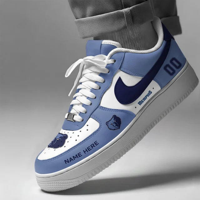 Limited Edition – Customized NBA Memphis Grizzlies Af1 Shoes - Image 2