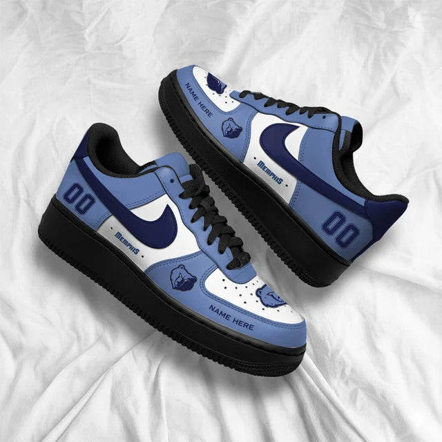 Limited Edition – Customized NBA Memphis Grizzlies Af1 Shoes - Image 3