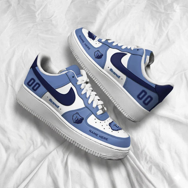 Limited Edition – Customized NBA Memphis Grizzlies Af1 Shoes - Image 4