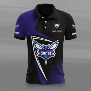 Limited Edition – Customized NBA Charlotte Hornets Polo Shirt