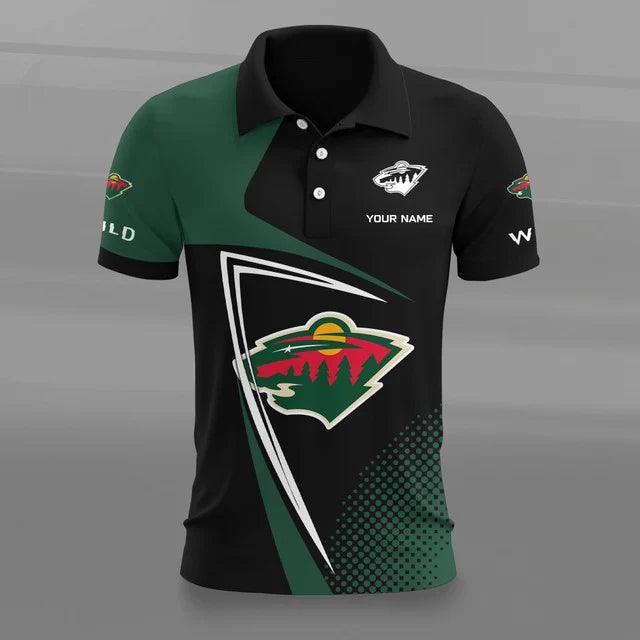 Limited Edition – Customized NHL Minnesota Wild Polo Shirt