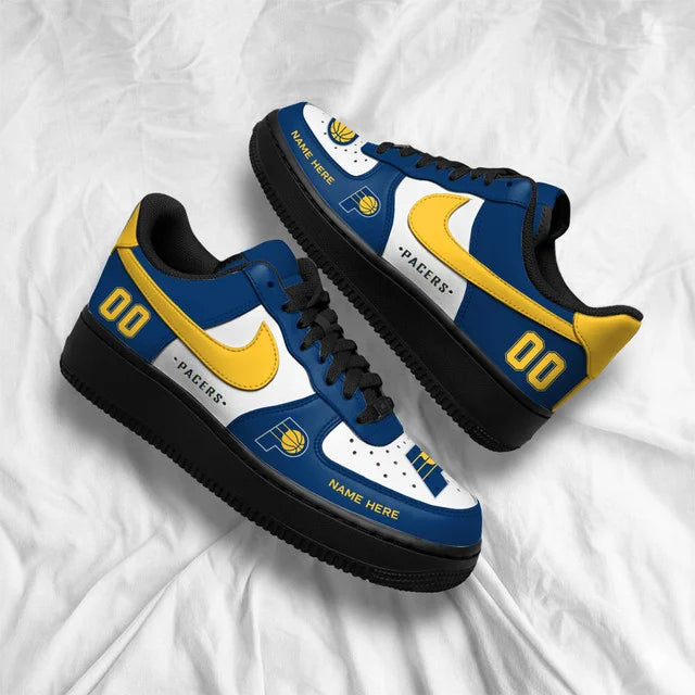 Limited Edition – Customized NBA Indiana Pacers Af1 Shoes - Image 3