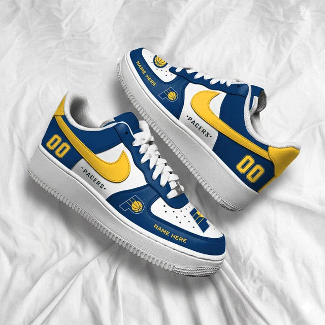 Limited Edition – Customized NBA Indiana Pacers Af1 Shoes - Image 4
