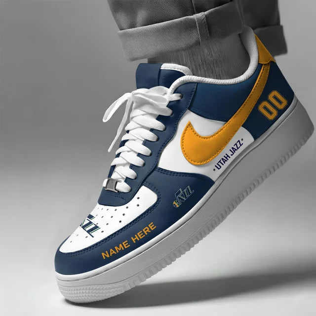 Limited Edition – Customized NBA Utah Jazz Af1 Shoes - Image 2