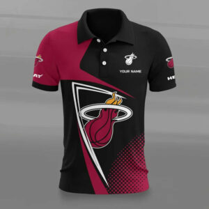 Limited Edition – Customized NBA Miami Heat Polo Shirt