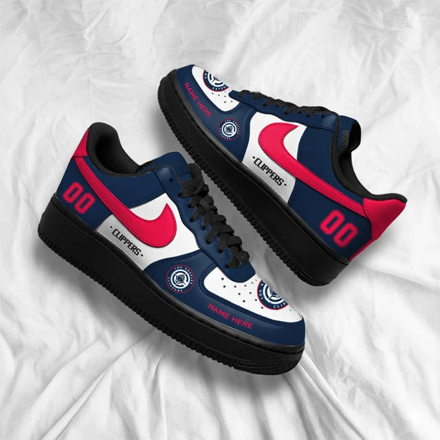 Limited Edition – Customized NBA Los Angeles Clippers Af1 Shoes - Image 3