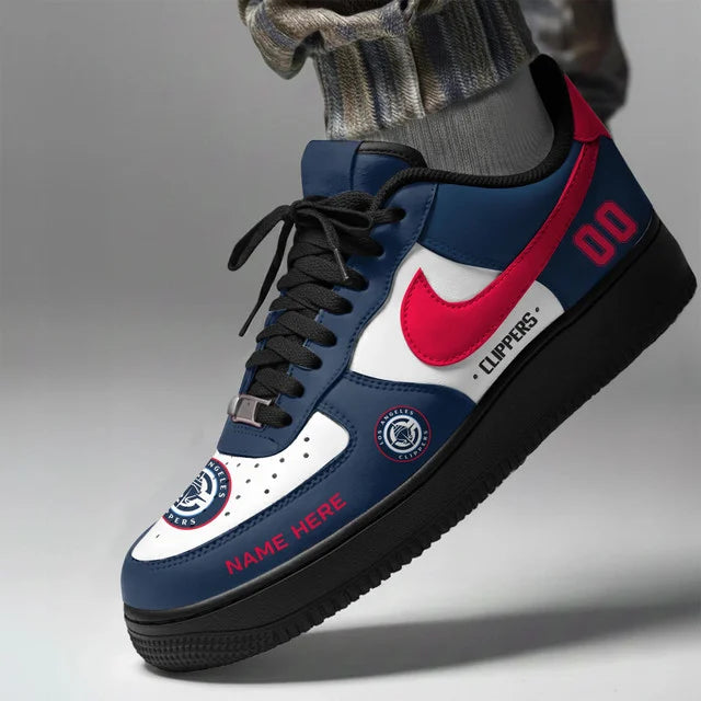 Limited Edition – Customized NBA Los Angeles Clippers Af1 Shoes