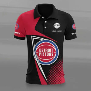 Limited Edition – Customized NBA Detroit Pistons Polo Shirt