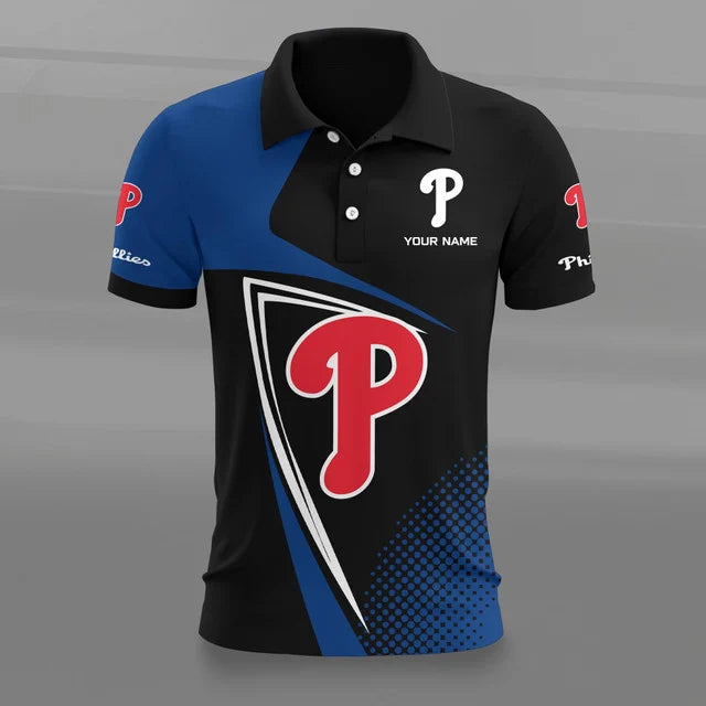 Limited Edition – Customized MLB Philadelphia Phillies Polo Shirt - Image 2