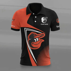Limited Edition – Customized MLB Baltimore Orioles Polo Shirt