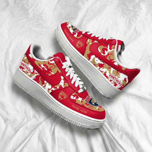 Limited Edition – Customized NHL Florida Panthers Af1 Shoes - Image 3
