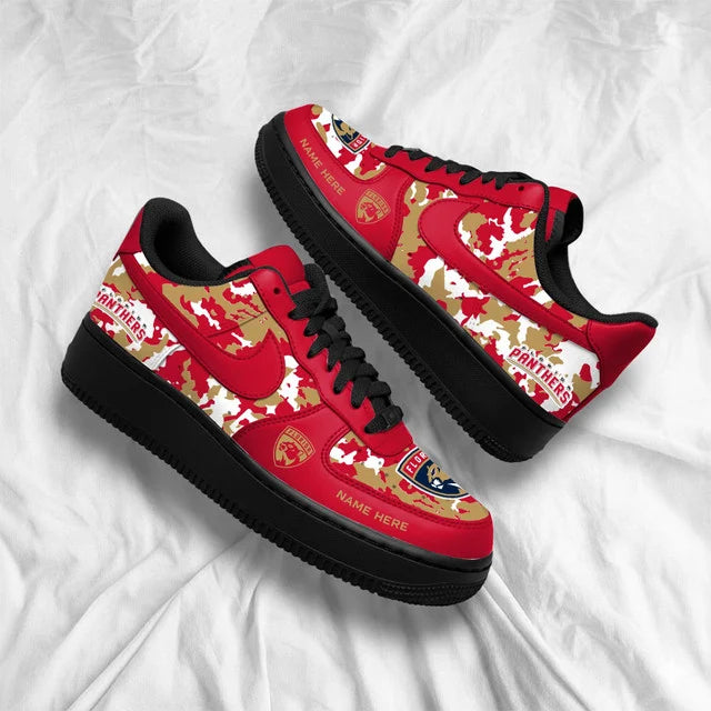Limited Edition – Customized NHL Florida Panthers Af1 Shoes - Image 4