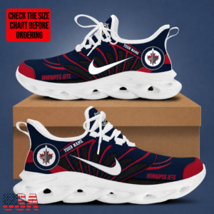 Limited Edition – Customized NHL Winnipeg Jets Max Soul Sneakers