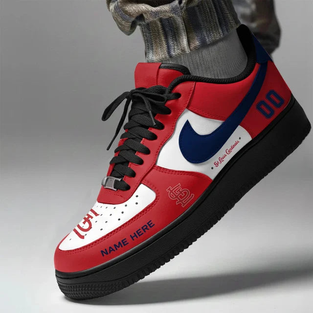 Limited Edition – Customized MLB St. Louis Cardinals Af1 Shoes