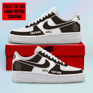 Limited Edition – Customized MLB San Diego Padres Af1 Shoes