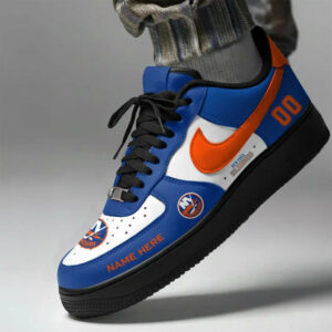 Limited Edition – Customized NHL New York Islanders Af1 Shoes