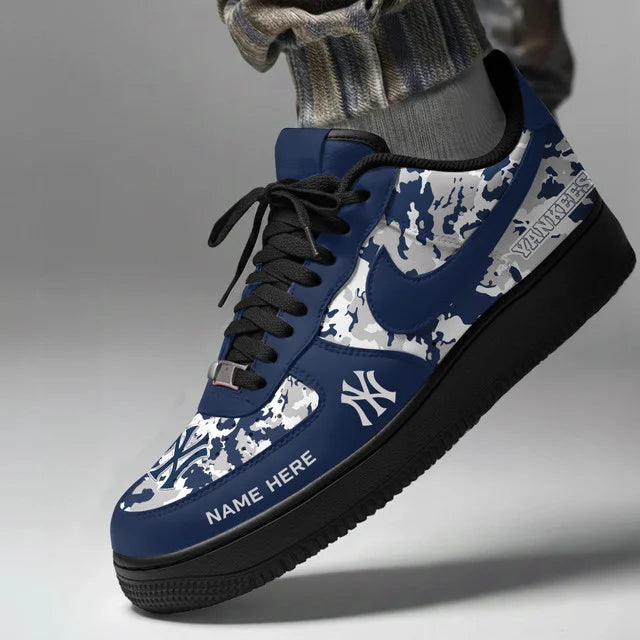 Limited Edition – Customized MLB New York Yankees Af1 Shoes - Image 2