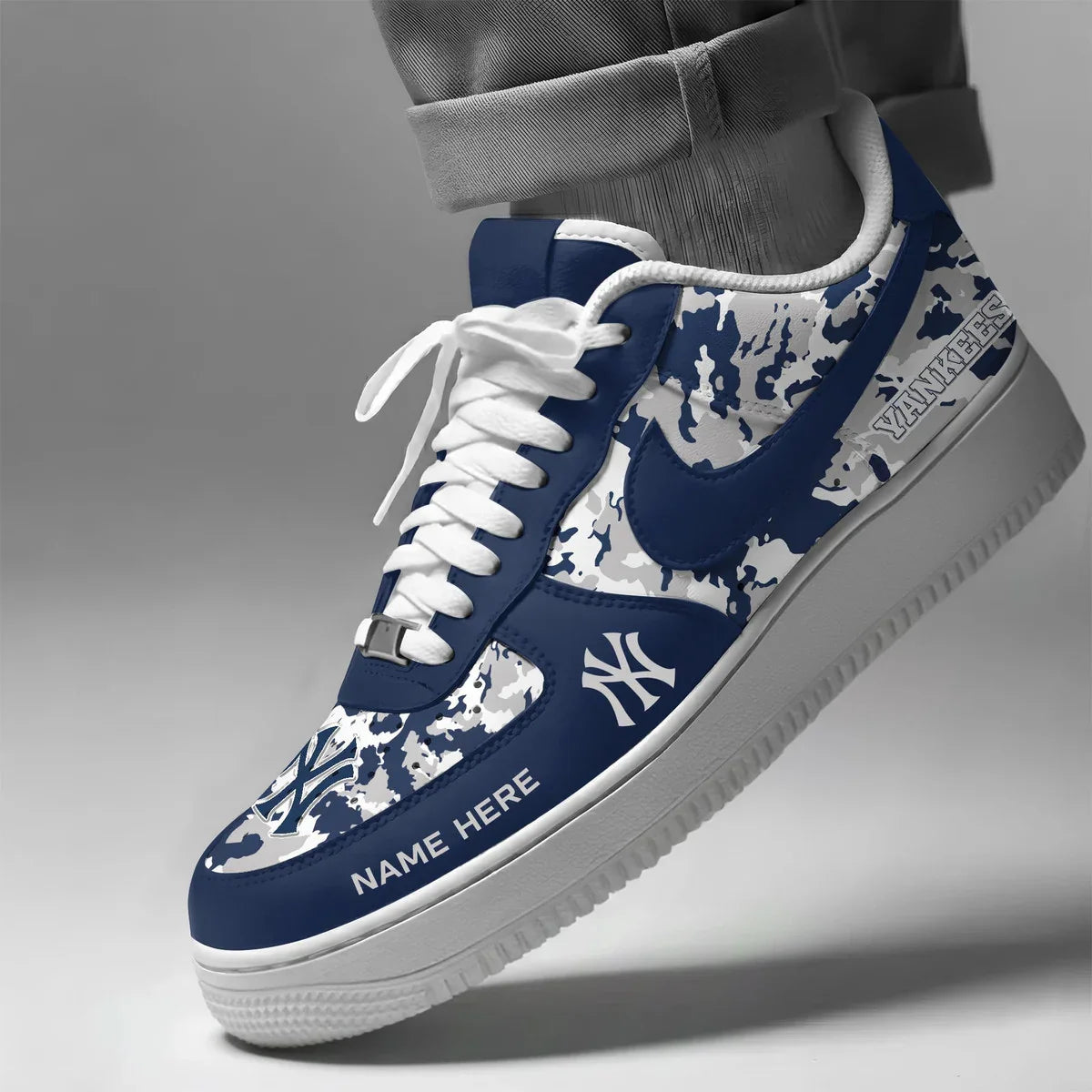 Limited Edition – Customized MLB New York Yankees Af1 Shoes
