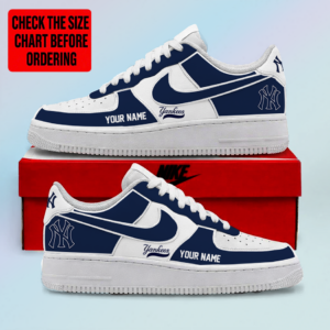 Limited Edition – Customized MLB New York Yankees Af1 Shoes