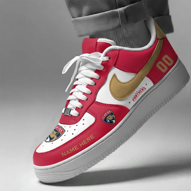 Limited Edition – Customized NHL Florida Panthers Af1 Shoes - Image 2